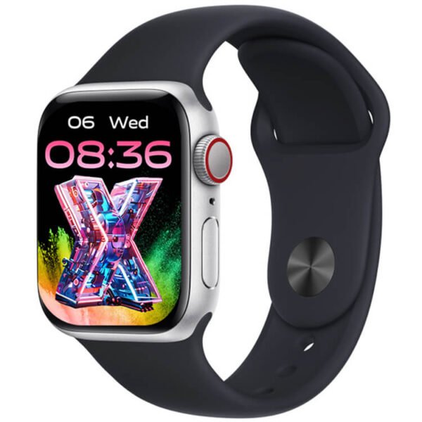 T-Watch X Max Smart Watch – 7-in-1 Strap, Super AMOLED Display, Brightness Control (Random Color)