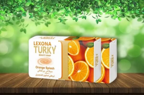 Lexona Turky Beauty Soap Orange Splash – 125g (Pack of 6) | New Arrival