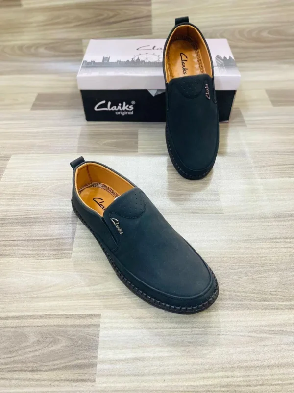 Men's Formal Black Rexine Loafers – Elegant & Comfortable Footwear