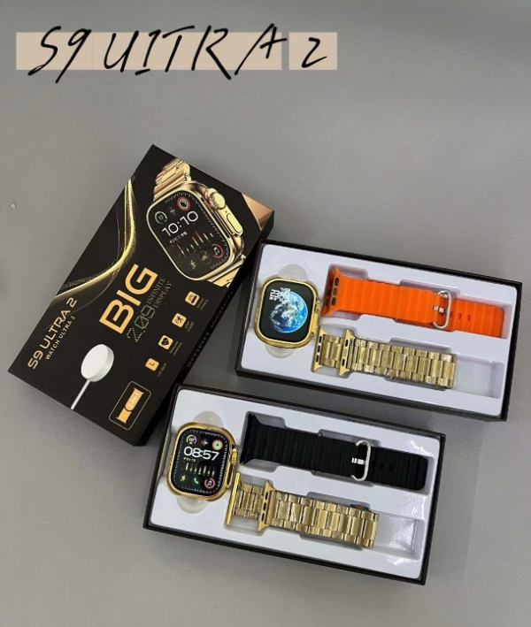 S9 Ultra 2 Smart Watch – 2.09" Infinity Display, Wireless Charging & Bluetooth Calling